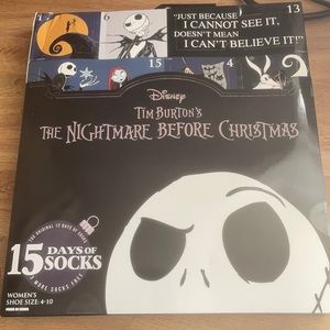 NWT-Nightmare before Christmas women’s socks